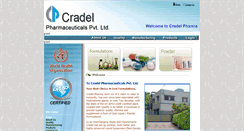 Desktop Screenshot of cradelpharma.com